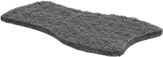 Image of Product. Plastic Fiber with Contoured Shape. Front orientation. Scouring Pads. Scouring Pads with Contoured Shape, Plastic Fiber.