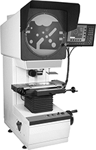 Image of Product. Front orientation. Optical Comparators. Vertical Benchtop Optical Comparators, Optical Comparators with Edge Detection.
