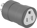 Image of Product. Front orientation. Power Connectors. Turn-Lock Connectors, Adapters.