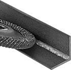 Image of Specification. Front orientation. Sanding Discs. Quick-Change Flap Sanding Discs for Inside Corner Welds.