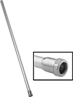 Image of Product. Straight Wand with Twist-On End. Front orientation. Contains Inset. Twist-On End. Vacuum Cleaner Attachments and Extension Wands, Straight Wand.