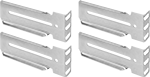 Image of Product. Front orientation. Brackets. Partial-Extension Lock-Open Drawer Slides.