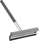 Image of Specification. Front orientation. Wood Handle. Combination Sponge/Squeegees.
