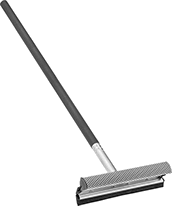 Image of Product. Wood Handle. Front orientation. Wood Handle. Combination Sponge/Squeegees.
