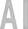 Image of Product. Front orientation. Characters. Reflective Adhesive-Back Characters.