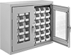 Wall-Mount Bin-Box Cabinets with Clear-View Doors