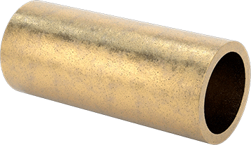 Image of Product. Front orientation. Oil-Embedded 841 Bronze Sleeve Bearing, for 1/2" Shaft Diameter and 5/8" Housing ID, 1-1/2" Long.