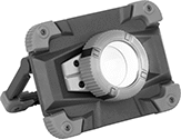 Image of Product. Front orientation. Portable Work Lights. Wet-Location Cordless Freestanding Portable Floodlights, Style A.