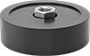 Shock-Absorbing Swivel Leveling Mounts with Threaded Hole