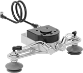Image of Product. Front orientation. Vacuum Lifters. Robot-Ready Vacuum Lifters , Lifters with HDPE/TPE Cups, 2 Cups.