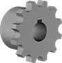 Image of Product. Front orientation. Flexible Shaft Couplings. High-Torque Chain Couplings, Hubs.
