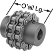 Image of System. Front orientation. Contains Annotated. Flexible Shaft Couplings. High-Torque Flexible Shaft Couplings.