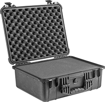 Image of Product. Style G. Front orientation. Cases. Protective Storage Cases with Foam, Plastic Padlockable Cases, Style G.