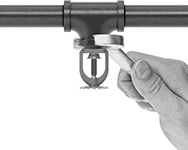 Image of ProductInUse. Front orientation. Fire Sprinkler Head Installation Tools.