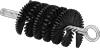 Threaded-Shank Low-Scratch Tube Brushes