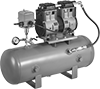 Oil-Free Electric Vacuum Pumps with Tank