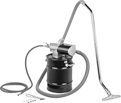 Image of Product. Front orientation. Vacuum Cleaners. Mini-Tank Air-Powered Wet/Dry Vacuum Cleaners.