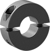 Image of Product. Front orientation. Shaft Collars. Two Piece, For Round Shafts.