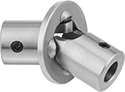 Image of Product. Front orientation. U-Joints. Precision Single U-Joints, Ball-Bearing Joint.