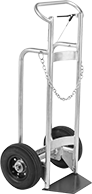 Image of Product. Front orientation. Cylinder Trucks. Aluminum Single-Cylinder Trucks.