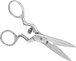 Image of Product. Front orientation. Scissors. Adjustable Cut-Length All-Metal Scissors.