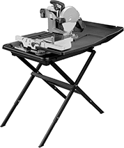 Image of Product. Saw With Folding Stand. Front orientation. Wet Saws. Folding Stand.