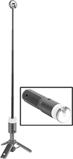 Image of Product. Front orientation. Contains Inset. Portable Work Lights. Wet-Location Cordless Adjustable-Height Portable Floodlights, Style A.