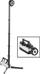 Image of Product. Front orientation. Contains Inset. Portable Work Lights. Wet-Location Cordless Adjustable-Height Portable Floodlights, Style C.