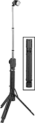 Image of Product. Front orientation. Contains Inset. Portable Work Lights. Wet-Location Cordless Adjustable-Height Portable Floodlights, Style E.