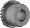 Image of Product. Front orientation. Flexible Shaft Couplings. High-Torque Sleeve Couplings, Hubs.