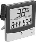 Image of Product. Front orientation. Temperature and Humidity Meters. Remote-Reading High-Accuracy Temperature and Humidity Meters with Calibration Certificate.