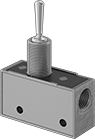 Image of Product. Front orientation. Directional Control Valves. Single-Action Air Directional Control Valves, Style L.