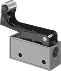 Image of Product. Front orientation. Directional Control Valves. Single-Action Mechanically Operated Air Directional Control Valves , Style C.