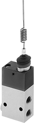 Image of Product. Front orientation. Directional Control Valves. Single-Action Mechanically Operated Air Directional Control Valves , Style M.
