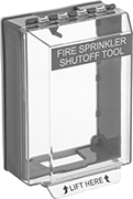 Image of Product. Front orientation. Fire Sprinkler Head Stopper Cases.