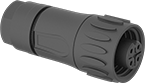 Image of Product. Socket. Front orientation. Power Connectors. RD24 Connectors, Sockets.