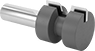 Image of Product. Front orientation. Router Bits. Router Bits for Wood Joining, Wedge-Tongue Wood Joint—Uncoated Carbide-Tipped Steel.