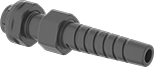 Image of Product. Front orientation. Cord Grips. Continuous-Flex Snap-In Liquid-Tight Plastic Cord Grips.