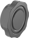 Image of Product. Style 30. Front orientation. Eight-Arm Grip. Threaded-Hole Knobs, Style 30.