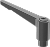 Image of Product. Front orientation. Adjustable Handles. Style 1—Threaded Hole.