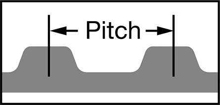 Image of Attribute. Front orientation. Contains Annotated, Border. Corrosion-Resistant Timing Belt Pulley, XL Series, NO Hub, 3/8" Maximum Width, 1.312" OD, 1/2" Shaft.