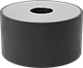 Image of Product. Bottom orientation. Vibration-Damping Mounts. Vibration-Damping Sandwich Mounts with Unthreaded Hole, Style 3.