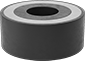 Image of Product. Bottom orientation. Vibration-Damping Mounts. Vibration-Damping Sandwich Mounts with Unthreaded Hole, Style 4.