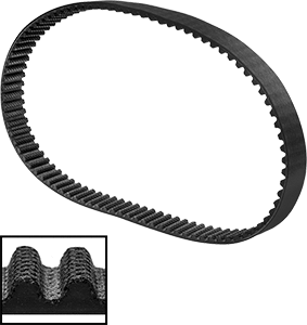 Image of Product. Front orientation. Contains Inset. High-Strength HTD Timing Belt, 15 mm Wide, Trade Number 450-5m-15.