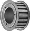 Image of Product. Front orientation. Timing Belt Drive Pulleys. Timing Belt Pulleys, Bushing Bore.