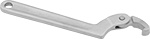 Image of Product. Front orientation. Spanner Wrenches. Nonsparking Adjustable Hook Spanner Wrenches for Slots on the Side.
