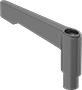 Image of Product. Front orientation. Adjustable Handles. Safety Adjustable Handles, Threaded Hole.