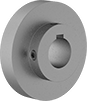 Image of Product. Front orientation. Flexible Shaft Couplings. High-Axial-Misalignment Sleeve Couplings, Hubs.