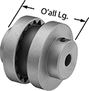 Image of System. Front orientation. Contains Annotated. Flexible Shaft Couplings. High-Axial-Misalignment Sleeve Couplings.