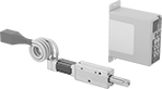 Image of Product. Rod Style. Front orientation. Electric Actuators. Miniature Electric Actuators with Automated Controls, Rod-Style Actuator.